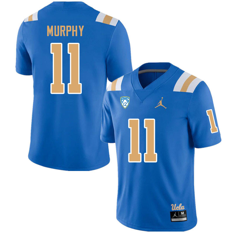 Jordan Brand Men-Youth #11 Gabriel Murphy UCLA Bruins College Football Jerseys Sale-Blue